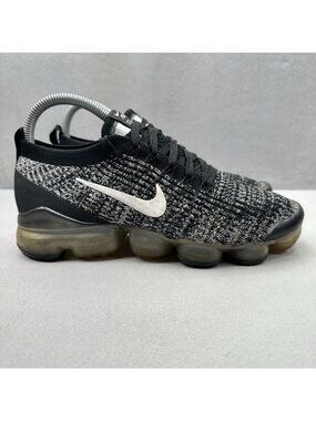 Womens Size 8 Nike Air VaporMax Flyknit 3 Shoes Oreo Black Running Sneakers